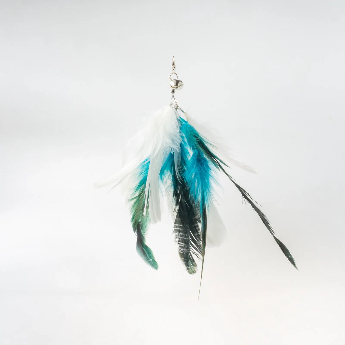 Handsfree Bird/Feather Cat Wand with Bell