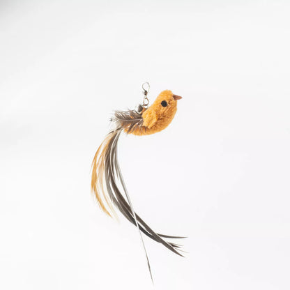 Handsfree Bird/Feather Cat Wand with Bell