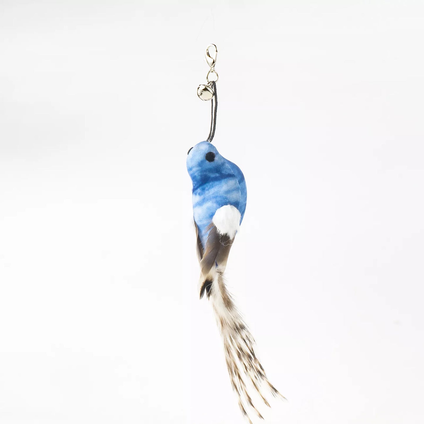 Handsfree Bird/Feather Cat Wand with Bell