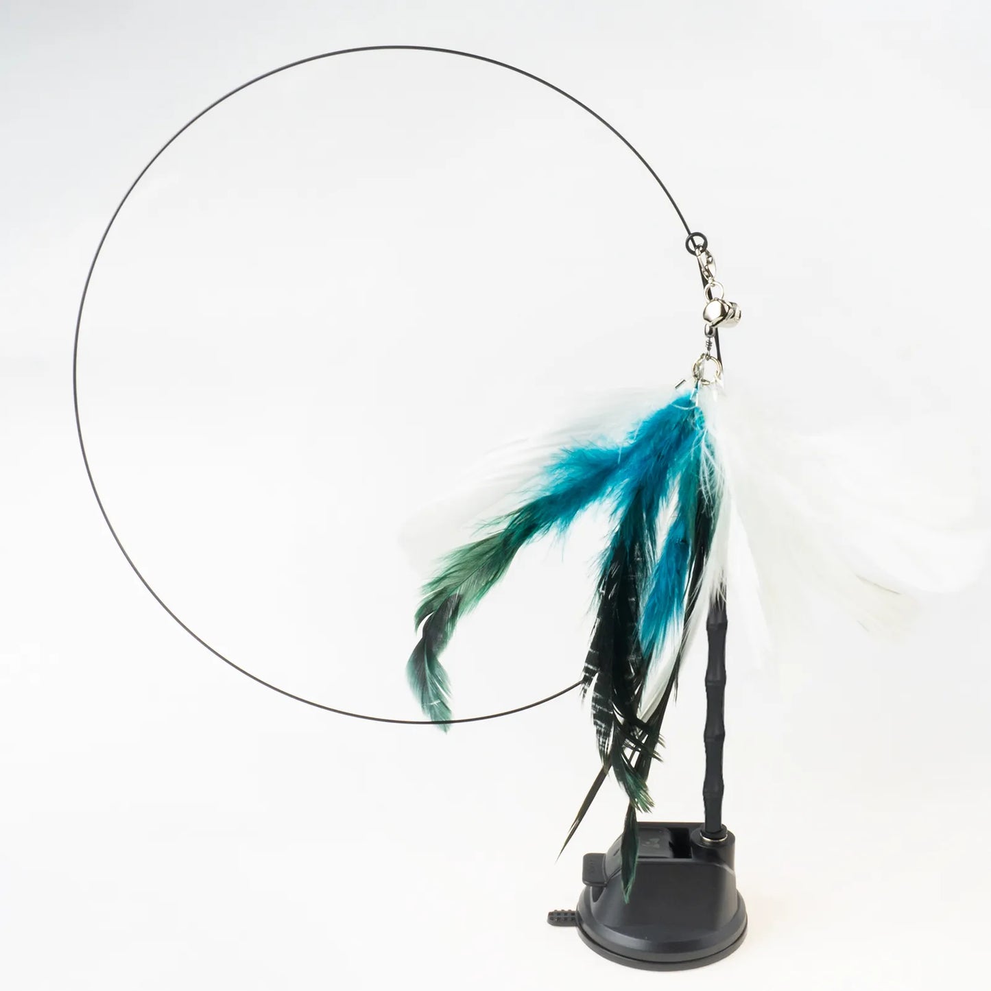 Handsfree Bird/Feather Cat Wand with Bell